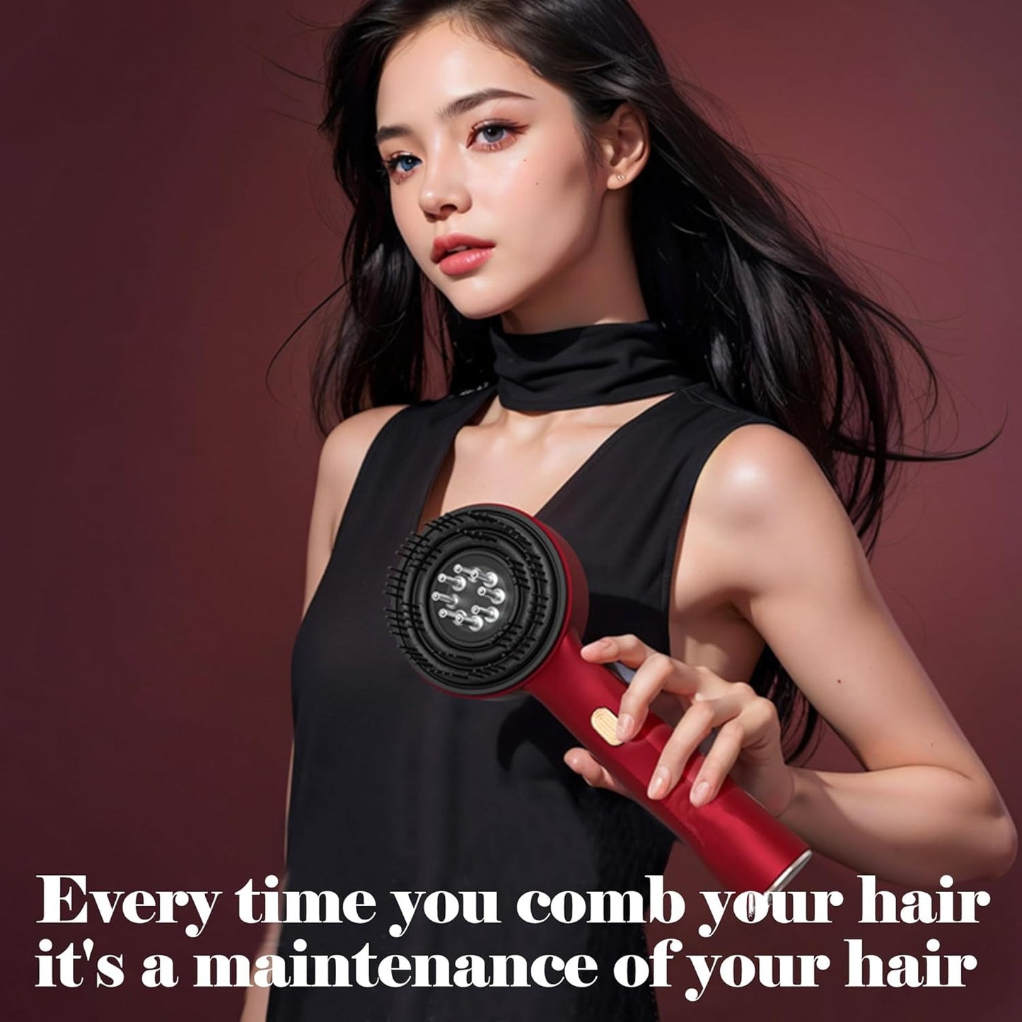 Scalp Massager - “The Secret to Healthy, Shiny Hair 🌸”