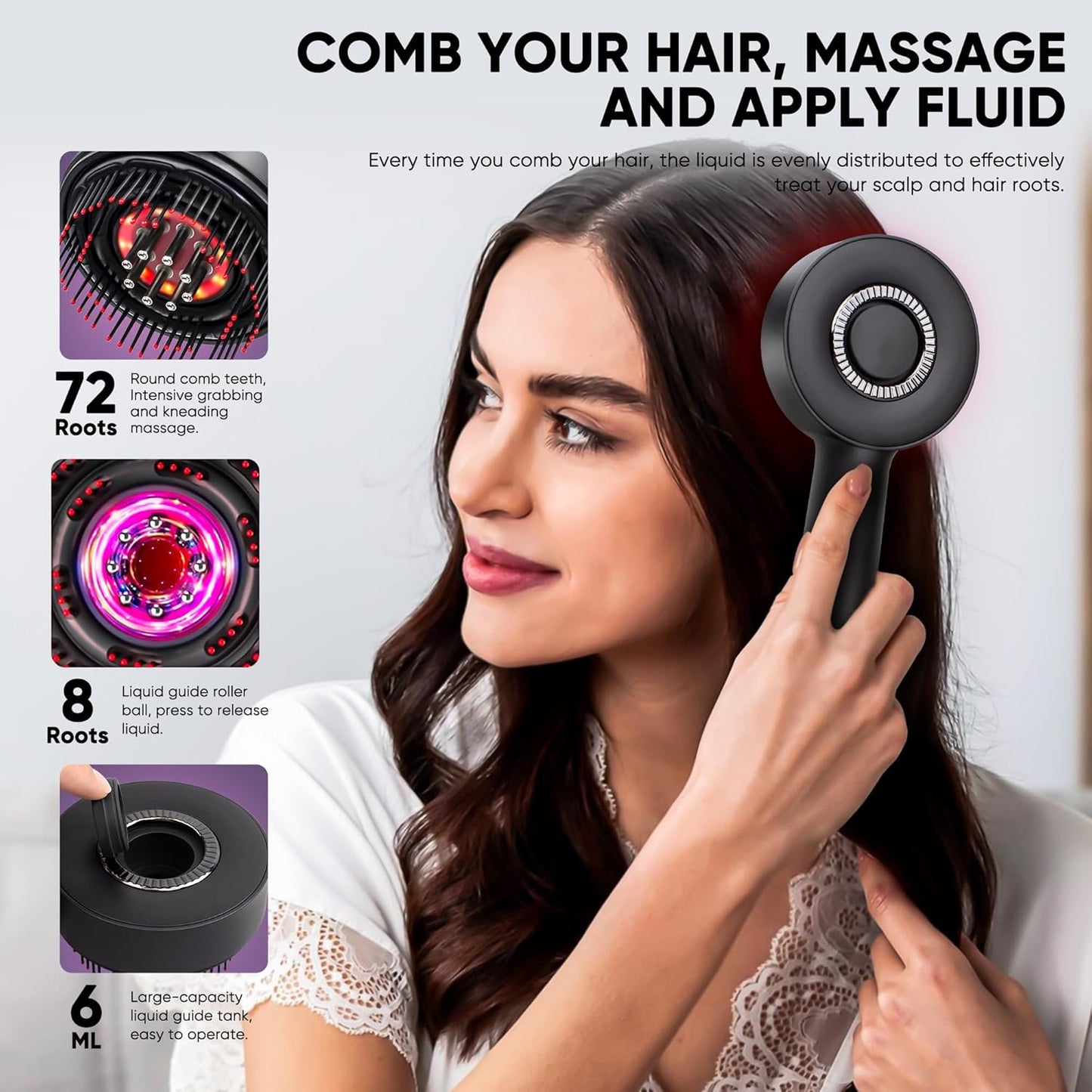 Scalp Massager - “The Secret to Healthy, Shiny Hair 🌸”