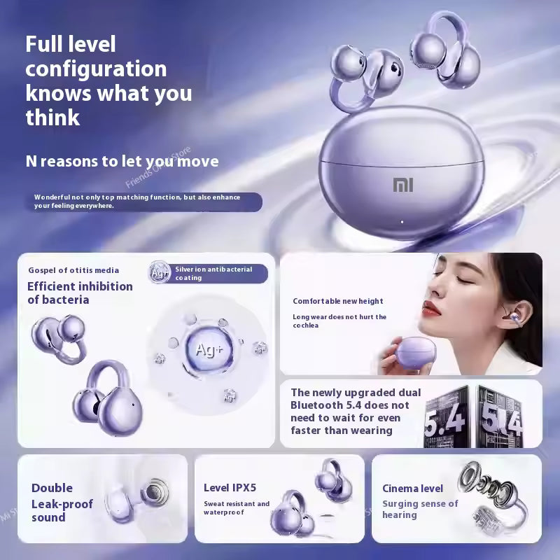 Xiaomi Upgraded Dual Bluetooth Earbuds with Berlin 9D Stereo Sound 24H Comfort Fit IPX5 Waterproof & Noise Leak-Proof Technology 4.4 ą±¹ 2,000+ sold