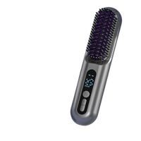 2 in 1 Cordless Hair Straightener Brush
