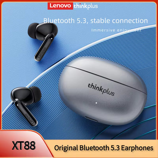 Original Lenovo XT88 Wireless Bluetooth Earbuds Hifi Music Earphone With Microphone Headphone Sport Waterproof Headset
